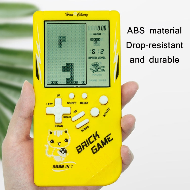 Large Screen Retro Children Handheld Game Console(Yellow) - Pocket Console by PMC Jewellery | Online Shopping South Africa | PMC Jewellery