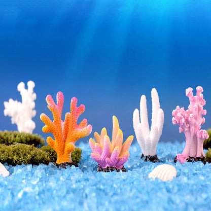 10 PCS Simulation Resin Coral Aquarium Fish Tank Small Ornaments, Colour: No. 2 Colorful - Fish Tank Decoration by PMC Jewellery | Online Shopping South Africa | PMC Jewellery