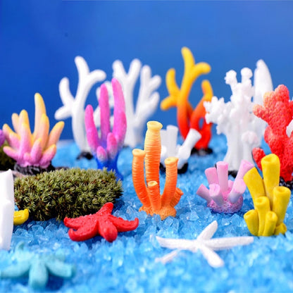 10 PCS Simulation Resin Coral Aquarium Fish Tank Small Ornaments, Colour: No. 5 Colorful - Fish Tank Decoration by PMC Jewellery | Online Shopping South Africa | PMC Jewellery