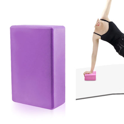 EVA Anti-slip Anti-compression Yoga Fitness Brick(Deep Purple) - Yoga Blocks by PMC Jewellery | Online Shopping South Africa | PMC Jewellery