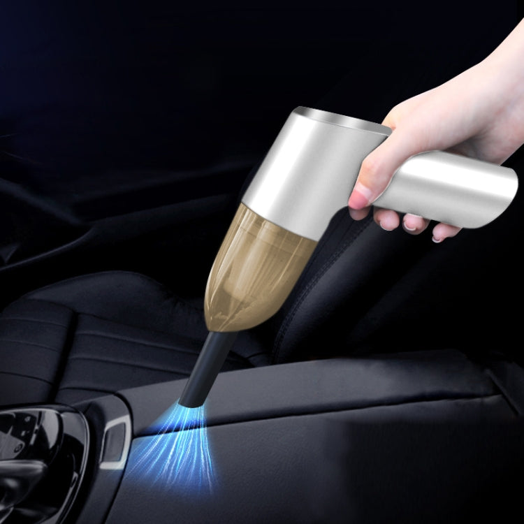 Home Handheld Desktop Cleaning Wireless Vacuum Cleaner Small Powerful Car Vacuum Cleaner(Silver) - Vacuum Cleaner by PMC TechLife | Online Shopping South Africa | PMC TechLife