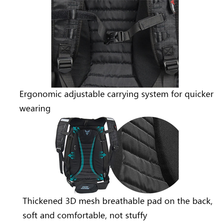 MOTOCENTRIC 11-MC-0077 Motorcycle EVA Turtle Shell Shape Riding Backpack(Black) - free shipping - PMC TechLife - Order now!