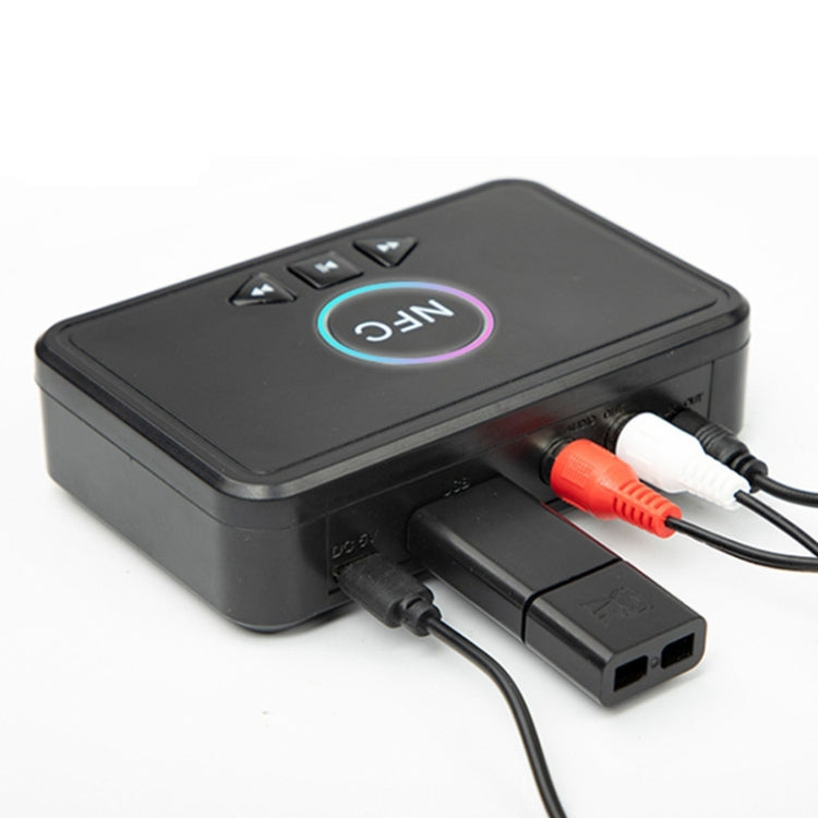 Bluetooth 5.0 AUX Interface Car NFC Audio Receiver - Audio Receiver Transmitter by PMC TechLife | Online Shopping South Africa | PMC TechLife