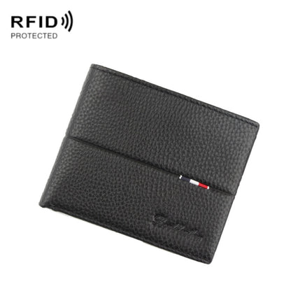 Baweisi A-6595-1 Men Casual Short RFID Wallet Multifunctional Card Holder - Antimagnetic RFID Package by Baweisi | Online Shopping South Africa | PMC Jewellery | Buy Now Pay Later Mobicred