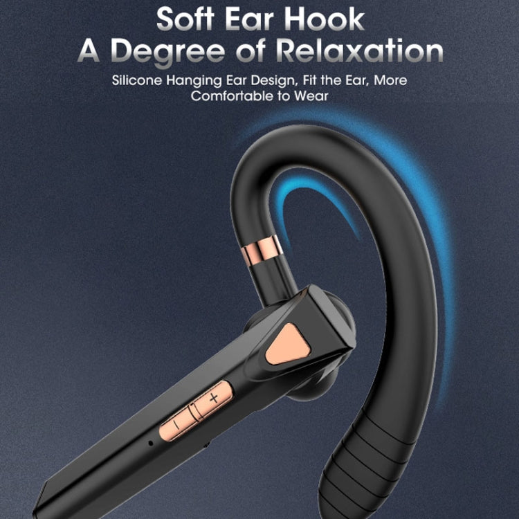 Bluetooth ENC Call Noise Reduction Hanging Earphones, Style: Qualcomm Chip Single Earphone - Bluetooth Earphone by PMC Jewellery | Online Shopping South Africa | PMC Jewellery