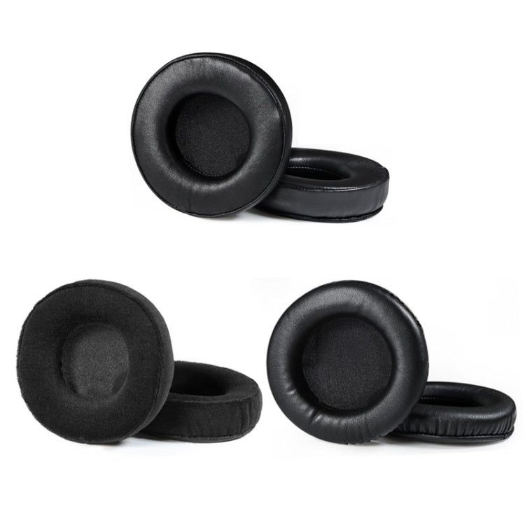 2 PCS  Earmuffs for Audio-Technica AD1000X AD2000X AD900X AD700X,Style: Black Flannel - Earmuff & Pad by PMC Jewellery | Online Shopping South Africa | PMC Jewellery