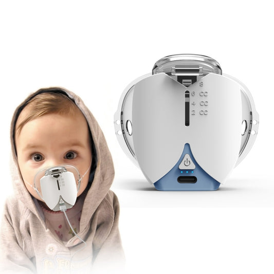 Hands-free Wearable Micro-mesh Nebulizer for Adults and Children ,Style: USB Style(Blue White) - Ultrasonic Atomizer by PMC Jewellery | Online Shopping South Africa | PMC Jewellery