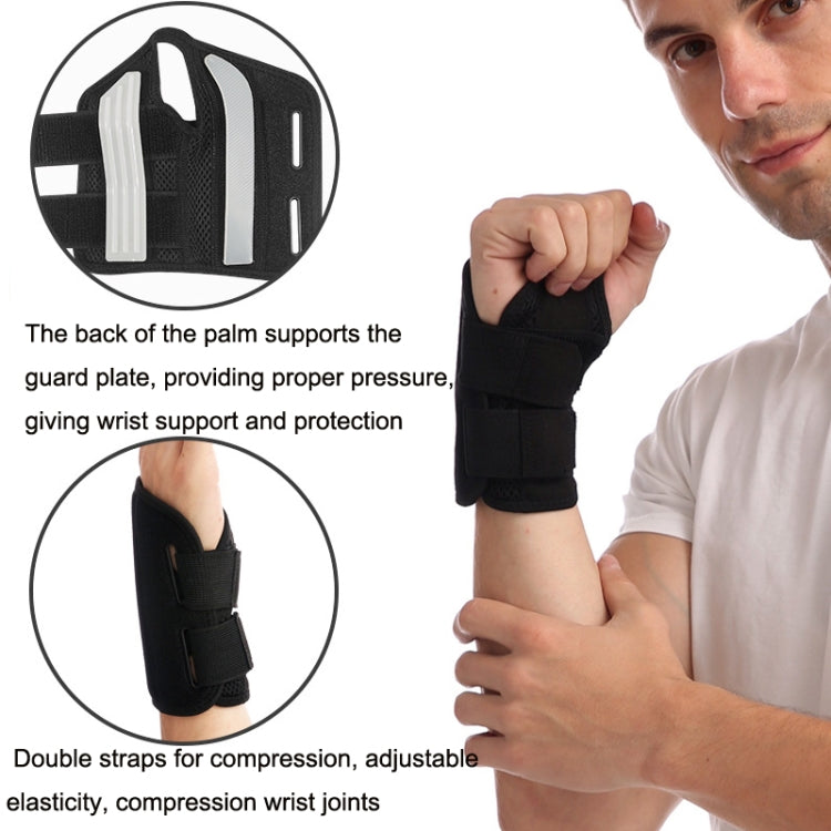 Mouse Tendon Sheath Compression Support Breathable Wrist Guard, Specification: Right Hand L / XL(Silver Gray) - Sports Safety by PMC Jewellery | Online Shopping South Africa | PMC Jewellery