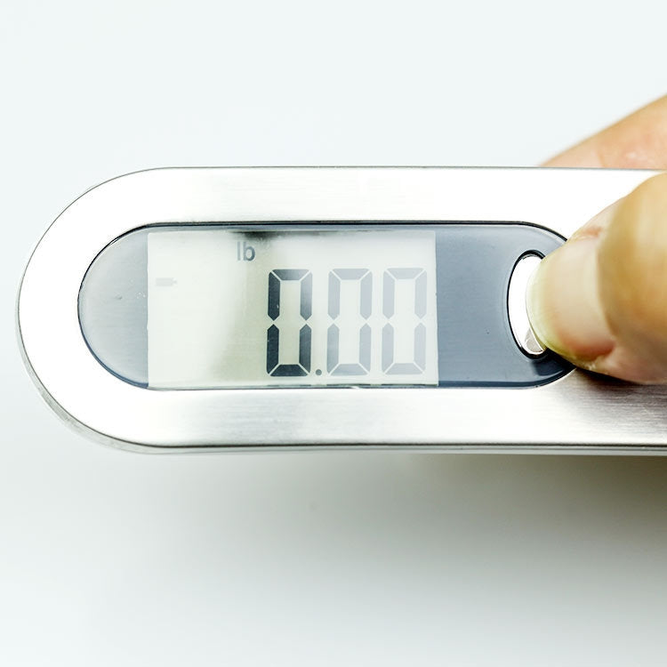 Stainless Steel Handheld Electronic Luggage Scale Portable Express Scale(White) - Hanging Scales by PMC TechLife | Online Shopping South Africa | PMC TechLife