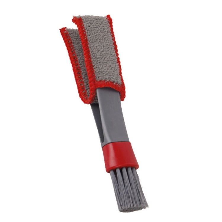 Car Wash Brush Soft Hub Multi-Function Dust Removal Tool, Color: Red Gray Air Outlet Brush - Car washing supplies by PMC TechLife | Online Shopping South Africa | PMC TechLife