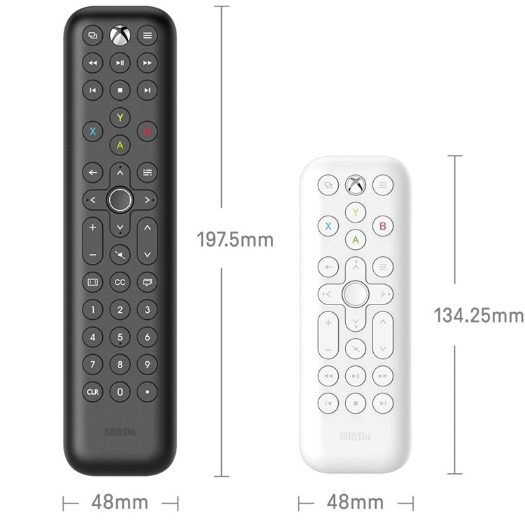 8BitDo Backlit Key Media Remote Control For Xbox, Style: Long Version (Black) - Universal by 8BitDo | Online Shopping South Africa | PMC Jewellery