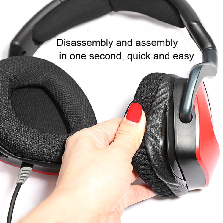 2 PCS Replacement Earpads for Corsair Void Pro Elite,Style:  Gray Bottom Grid - Earmuff & Pad by PMC TechLife | Online Shopping South Africa | PMC TechLife