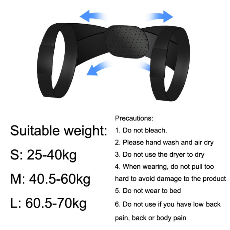 3 PCS Invisible Breathable Anti-hunchback Posture Correction Belt, Size: S(Grey) - Corrector by PMC Jewellery | Online Shopping South Africa | PMC Jewellery