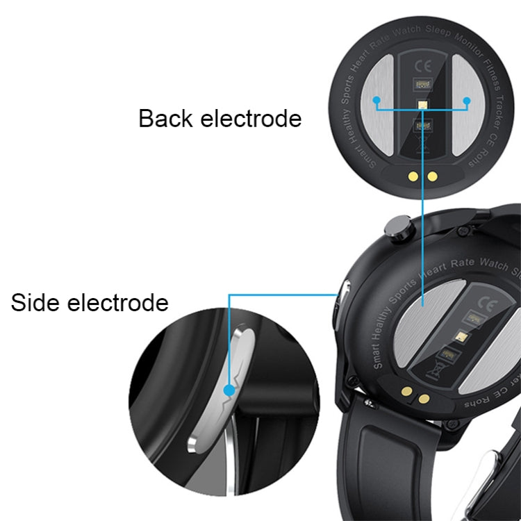 LOANIY E80 1.3 Inch Heart Rate Detection Smart Watch, Color: Black Leather - free shipping - PMC TechLife - Order now!