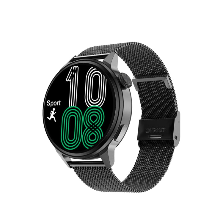 Wearkey DT4+ 1.36 Inch HD Screen Smart Call watch with NFC Function, Color: Black Steel - free shipping - PMC TechLife - Order now!