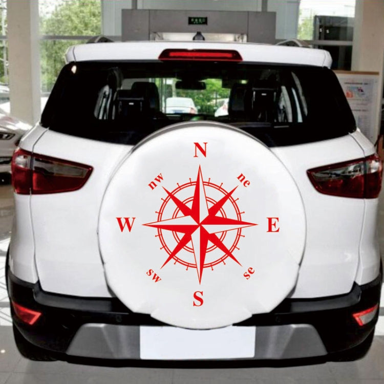D-336 Car Compass Graphic Sticker Hood Car Body Universal Sticker(White) - Decorative Sticker by PMC TechLife | Online Shopping South Africa | PMC TechLife | Buy Now Pay Later Mobicred