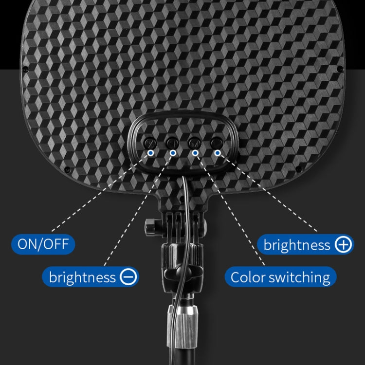 S20 LED Ring Live Fill Light Selfie Photography Full Screen Beauty Light, Style: Single Light + Stand - Ring Light by PMC TechLife | Online Shopping South Africa | PMC TechLife