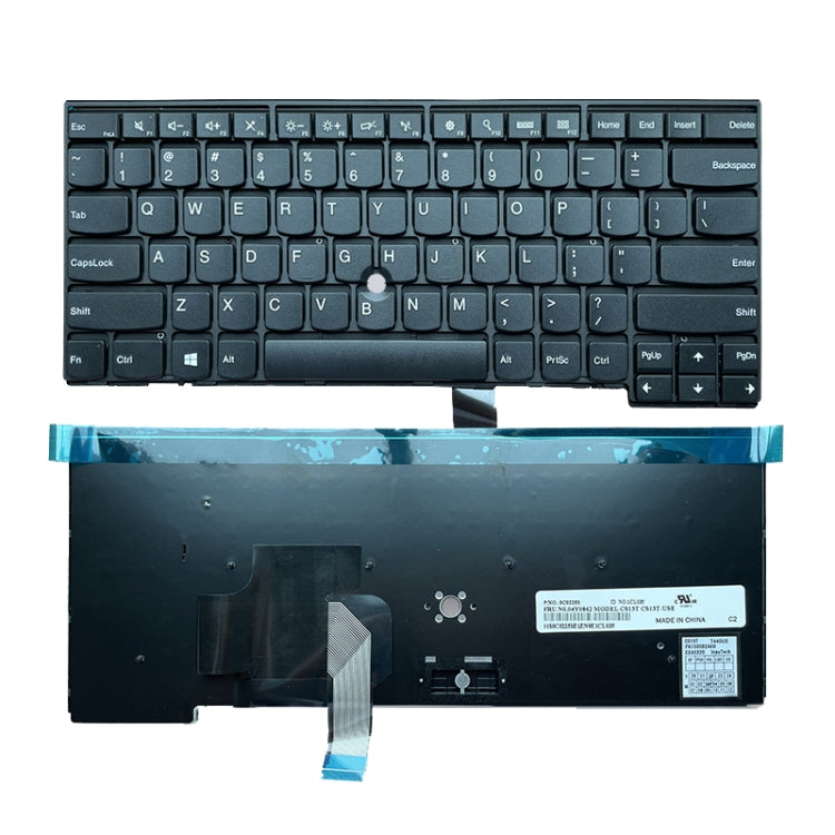 US Keyboard For Lenovo T450 T440 T440S T440P T431S E431 E440 L450 L460 without Joystick and Backlight - Replacement Keyboards by PMC Jewellery | Online Shopping South Africa | PMC Jewellery