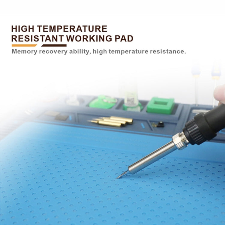 BAKU BA-695  2 in 1 TPR+Silicone Computer Phone Repair Desk Mat Heat Resistant Insulation Mat - Working Mat by BAKU | Online Shopping South Africa | PMC Jewellery