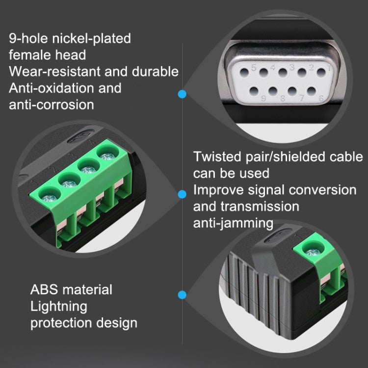 DTECH DT-9001 Industrial Grade Lightning And Surge Protection RS232 To 485 Converter - Sockets Adapters Accessories by DTECH | Online Shopping South Africa | PMC Jewellery