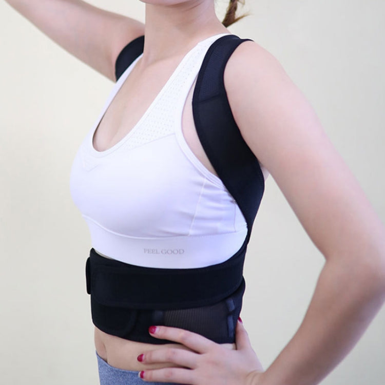 Breathable Anti-hunchback Posture Correction Belt, Specification: XXL(Black) - Corrector by PMC Jewellery | Online Shopping South Africa | PMC Jewellery