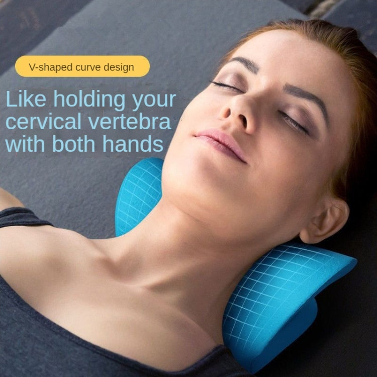 Neck Shoulder Stretcher Relaxer Cervical Chiropractic Traction Device Pillow(Blue) - Cushions & Pillows by PMC Jewellery | Online Shopping South Africa | PMC Jewellery