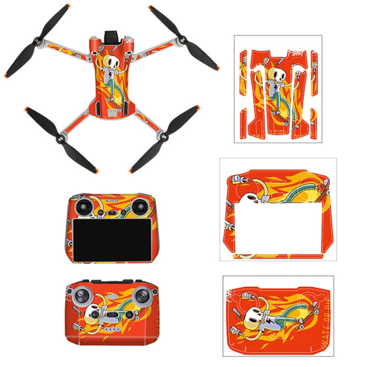 Sunnylife Drone+Remote Control Protective Sticker For DJI Mini 3 Pro RC Version( Skateboard) - Stickers by Sunnylife | Online Shopping South Africa | PMC Jewellery