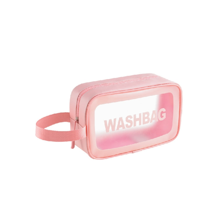 PVC Transparent Waterproof Portable Cosmetic Bag, Size: S (Pink) - Storage Boxes by PMC Jewellery | Online Shopping South Africa | PMC Jewellery