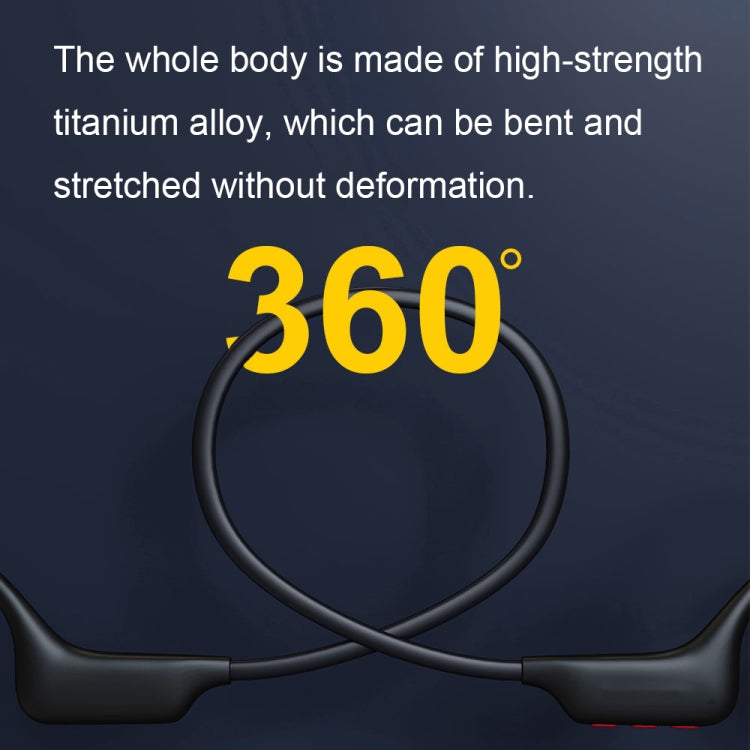 GCRT-X6 Earhook Bone Conduction Sports Bluetooth Headphones(Black) - Sport Earphone by PMC TechLife | Online Shopping South Africa | PMC TechLife