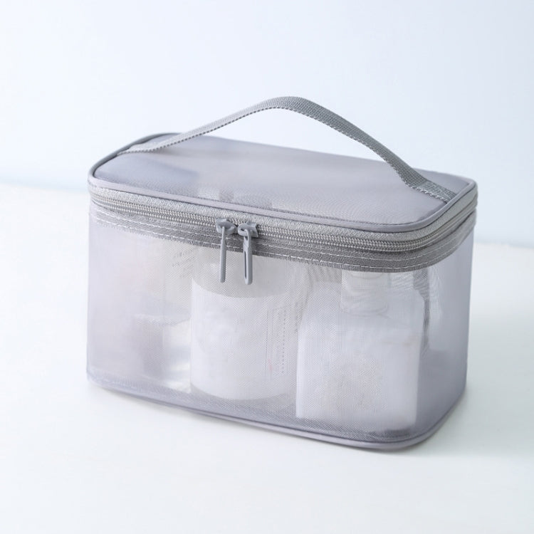 Multifunctional Portable Large Capacity Toiletry Cosmetic Bag, Color: Gray Single Layer - Storage Boxes by PMC Jewellery | Online Shopping South Africa | PMC Jewellery