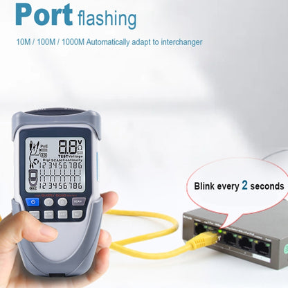ET612 Network Cable Tester Wire Tracker Battery Voltage POE Test Multi-function Cable Tester - Current & Voltage Tester by PMC Jewellery | Online Shopping South Africa | PMC Jewellery