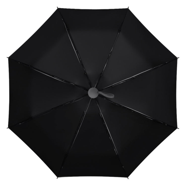 LY-0621 Five-Fold Six-bone Umbrella Simple Black Glue Sunscreen Umbrella(Ink Green) - free shipping - PMC TechLife - Order now!