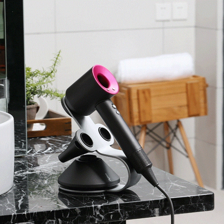 Punch Free Standing Hair Dryer Stand For Dyson 002 Silver - free shipping - PMC TechLife - Order now!