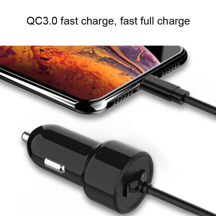 IBD321-Q3 Universal Fireproof Mobile Phone Car Charger, Model: 3.1A+15W - free shipping - PMC TechLife - Order now!