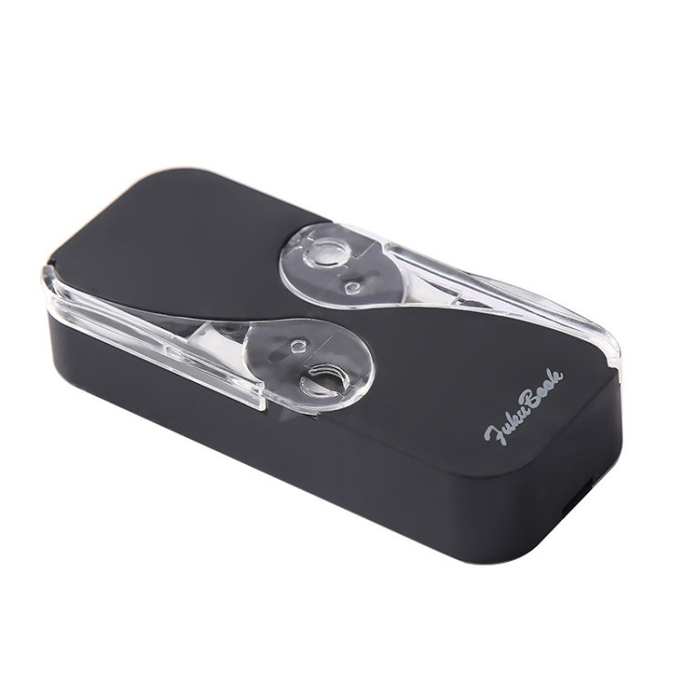 FukuBook Portable Mini Automatic Opening and Closing Floss Storage Box with Floss(Black) - Oral Irrigators by FukuBook | Online Shopping South Africa | PMC TechLife | Buy Now Pay Later Mobicred