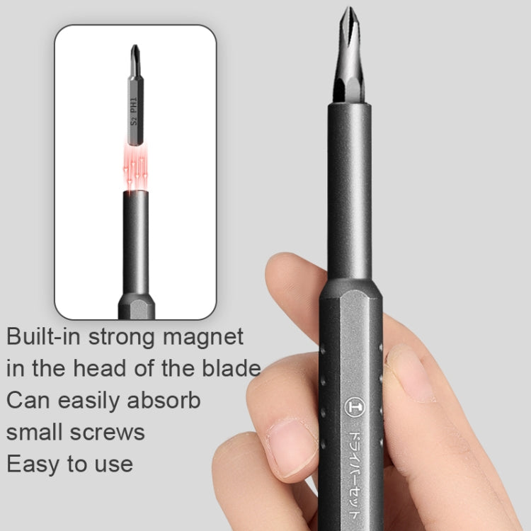 GREENER Screw Knife Set Disassembling Maintenance Tool, Series: 44 In 1 Aluminum Barrel - Screwdriver Set by PMC TechLife | Online Shopping South Africa | PMC TechLife