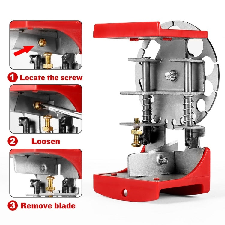 Stainless Steel Adjustable Handheld Quick Wire Stripper, Specification: Metal Plate - free shipping - PMC TechLife - Order now!