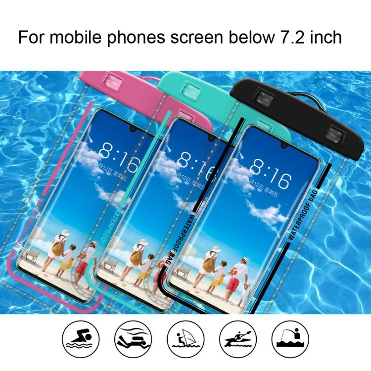 2 PCS Armband Style Transparent Waterproof Cell Phone Case Swimming Cell Phone Bag(Green) - Waterproof Bag by PMC TechLife | Online Shopping South Africa | PMC TechLife