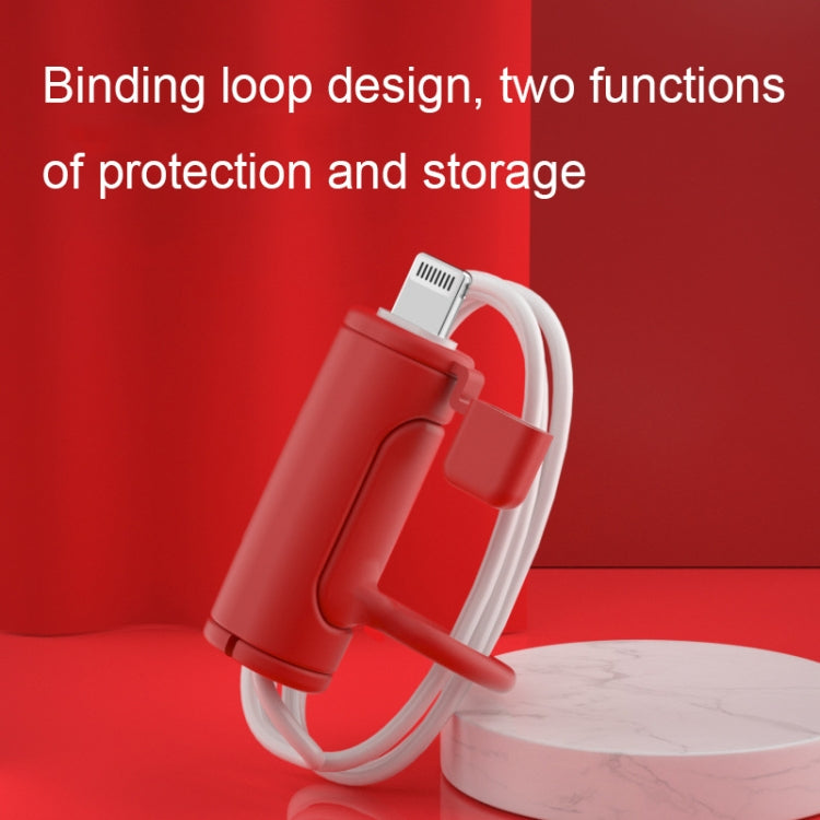 3 PCS Soft Washable Data Cable Silicone Case For Apple, Spec: USB (Pink) - Cable Organizer by PMC TechLife | Online Shopping South Africa | PMC TechLife