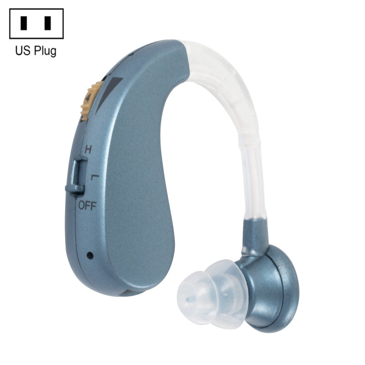 Hearing Aid Audiphones Sound Amplifier US Plug(Blue) - Hearing Aids by PMC TechLife | Online Shopping South Africa | PMC TechLife