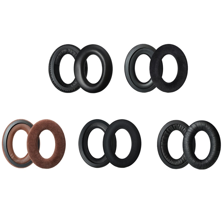 2 PCS Headset Earmuffs Sponge Case For Sennheiser PXC450/PXC350/PC350, Spec: Brown Velvet - Earmuff & Pad by PMC TechLife | Online Shopping South Africa | PMC TechLife