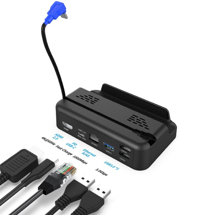 PGTECH For Steam Deck Game Console Base Support Data Transmission With Network Port - free shipping - PMC TechLife - Order now!