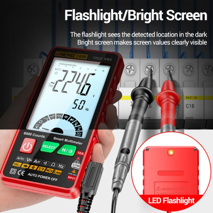 ANENG 616 Automatic High-precision Digital Display Capacitance Multimeter, Color: Black(Color Box) - free shipping - PMC TechLife - Order now!