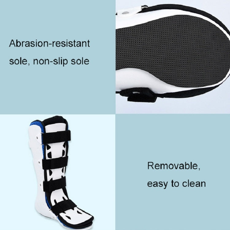 Calf Ankle Fracture Sprain Fixation Brace Plaster Shoe Foot Support Brace, Size: S Right(Long Version Without Baffle) - Mobility Aids by PMC Jewellery | Online Shopping South Africa | PMC Jewellery