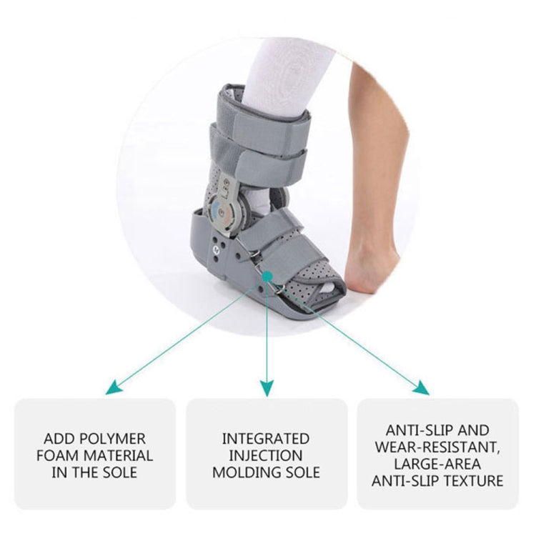 Ankle Fracture Achilles Tendon Rupture Fixation Support,Spec: Low Barrel Automatic Chucks(L 40-43) - Corrector by PMC Jewellery | Online Shopping South Africa | PMC Jewellery