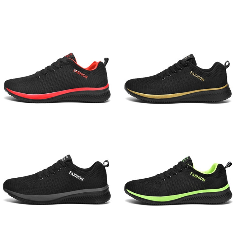 JD-9088 Autumn Fly Woven Soft Bottom Men Leisure Shoes Couple Running Shoes, Size: 42(Black Ash) - Casual Shoes by PMC Jewellery | Online Shopping South Africa | PMC Jewellery