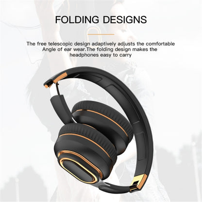 H7 Foldable Wireless Bluetooth Headset With Microphone Support TF Card, AUX(Black) - Headset & Headphone by PMC Jewellery | Online Shopping South Africa | PMC Jewellery