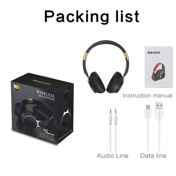 FG-07S Foldable Wireless Headset With Microphone Support AUX/TF Card(Green) - Headset & Headphone by PMC TechLife | Online Shopping South Africa | PMC TechLife