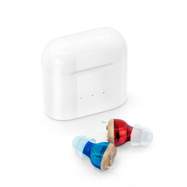 GM-910C Type-C Port CIC Hearing Aids Rechargeable Invisible Sound Amplifier(Red Blue) - Hearing Aids by PMC Jewellery | Online Shopping South Africa | PMC Jewellery | Buy Now Pay Later Mobicred