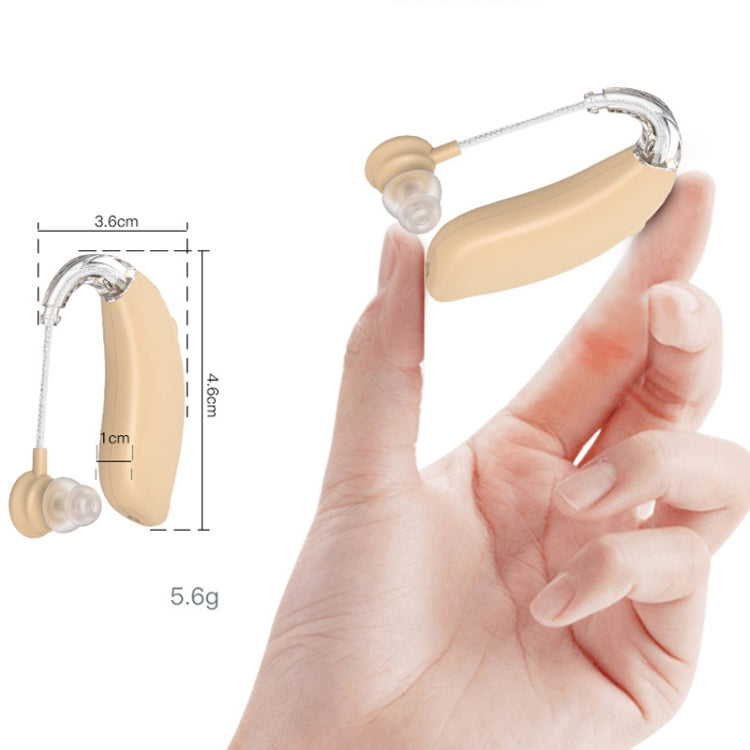 GM-301 Hearing Aid Rechargeable Sound Amplifier,Spec: With Charging Pod Blue+White - Hearing Aids by PMC TechLife | Online Shopping South Africa | PMC TechLife | Buy Now Pay Later Mobicred